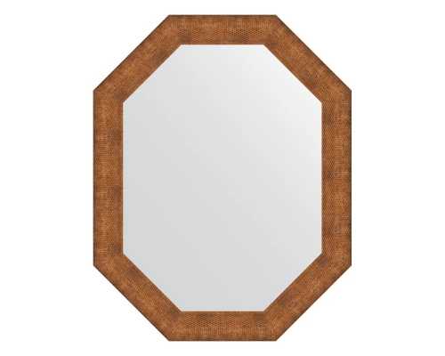 Зеркало настенное Polygon EVOFORM в багетной раме медная кольчуга, 76х96 см, BY 7296