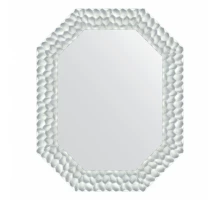 Зеркало настенное Polygon EVOFORM в багетной раме перламутровые дюны, 61х76 см, BY 7302