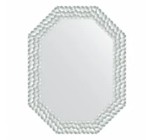 Зеркало настенное Polygon EVOFORM в багетной раме перламутровые дюны, 66х86 см, BY 7303