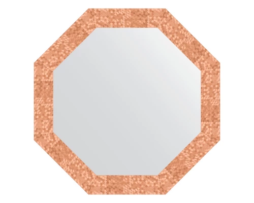 Зеркало настенное Octagon EVOFORM в багетной раме соты медь, 67х67 см, BY 7307