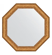 Зеркало настенное Octagon EVOFORM в багетной раме медный эльдорадо, 68х68 см, BY 7325