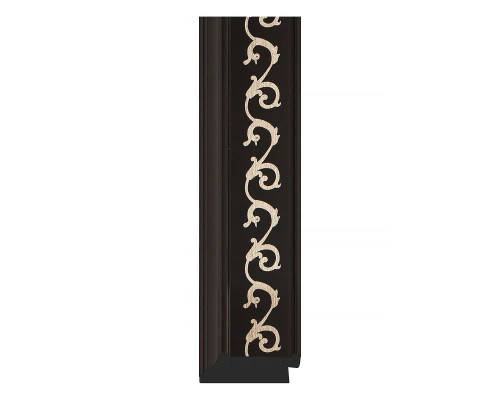 Зеркало настенное Octagon EVOFORM в багетной раме чёрный ардеко, 69х69 см, BY 7329