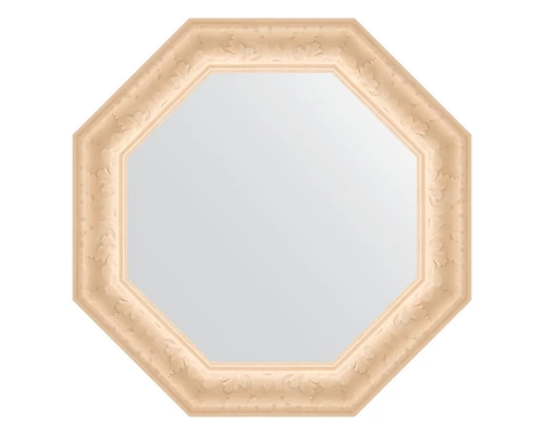 Зеркало настенное Octagon EVOFORM в багетной раме старый гипс, 60х60 см, BY 7330