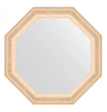 Зеркало настенное Octagon EVOFORM в багетной раме старый гипс, 70х70 см, BY 7331