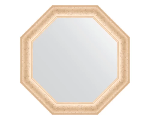 Зеркало настенное Octagon EVOFORM в багетной раме старый гипс, 70х70 см, BY 7331