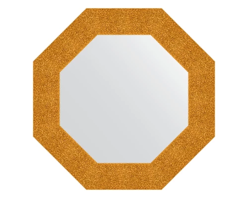 Зеркало настенное Octagon EVOFORM в багетной раме чеканка золотая, 61х61 см, BY 7350