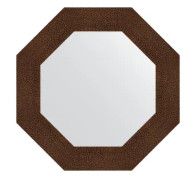 Зеркало настенное Octagon EVOFORM в багетной раме бронзовая лава, 61х61 см, BY 7354