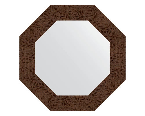 Зеркало настенное Octagon EVOFORM в багетной раме бронзовая лава, 61х61 см, BY 7354