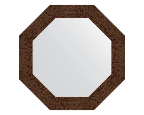 Зеркало настенное Octagon EVOFORM в багетной раме бронзовая лава, 71х71 см, BY 7355
