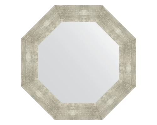 Зеркало настенное Octagon EVOFORM в багетной раме алюминий, 61х61 см, BY 7358