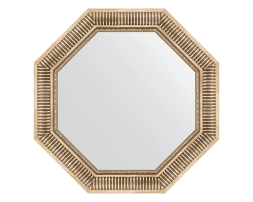 Зеркало настенное Octagon EVOFORM в багетной раме серебряный акведук, 72х72 см, BY 7361