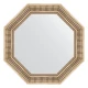 Зеркало настенное Octagon EVOFORM в багетной раме серебряный акведук, 72х72 см, BY 7361