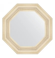 Зеркало настенное Octagon EVOFORM в багетной раме травленое серебро, 64х64 см, BY 7364