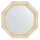 Зеркало настенное Octagon EVOFORM в багетной раме травленое серебро, 74х74 см, BY 7365