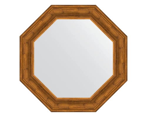 Зеркало настенное Octagon EVOFORM в багетной раме травленая бронза, 74х74 см, BY 7367