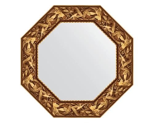 Зеркало настенное Octagon EVOFORM в багетной раме византия золото, 63х63 см, BY 7370