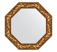 Зеркало настенное Octagon EVOFORM в багетной раме византия золото, 73х73 см, BY 7371