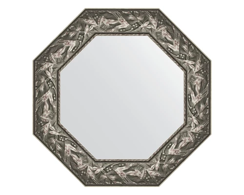 Зеркало настенное Octagon EVOFORM в багетной раме византия серебро, 63х63 см, BY 7372