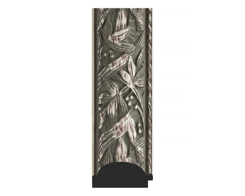 Зеркало настенное Octagon EVOFORM в багетной раме византия серебро, 73х73 см, BY 7373