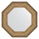Зеркало настенное Octagon EVOFORM в багетной раме виньетка античная бронза, 65х65 см, BY 7384