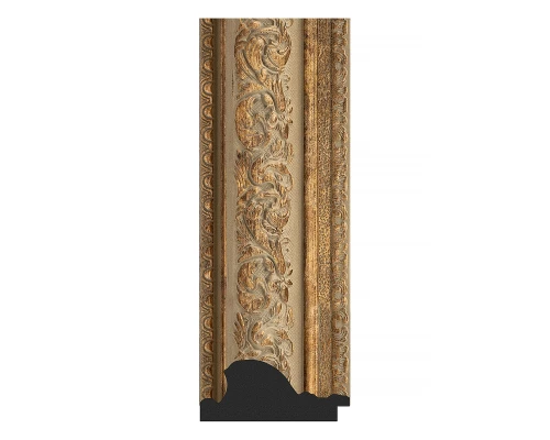 Зеркало настенное Octagon EVOFORM в багетной раме виньетка античная бронза, 65х65 см, BY 7384