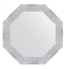 Зеркало настенное Octagon EVOFORM в багетной раме чеканка белая, 57х57 см, BY 7398