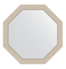Зеркало настенное Octagon EVOFORM в багетной раме травленое серебро, 54х54 см, BY 7400