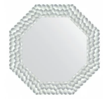 Зеркало настенное Octagon EVOFORM в багетной раме перламутровые дюны, 61х61 см, BY 7410