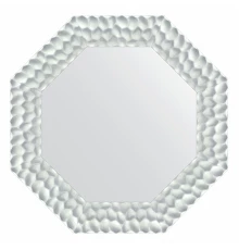 Зеркало настенное Octagon EVOFORM в багетной раме перламутровые дюны, 61х61 см, BY 7410