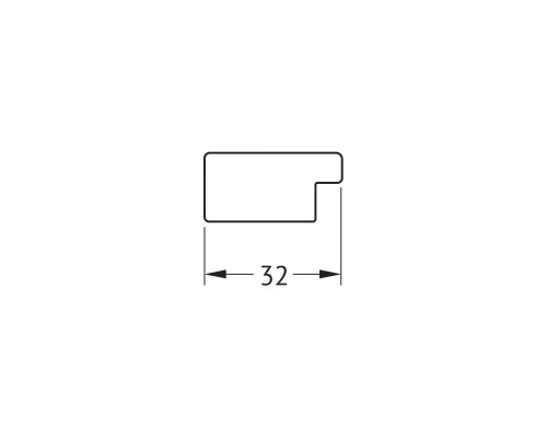 Зеркало настенное  EVOFORM в багетной раме чёрные дюны, 69х149 см, BY 7490
