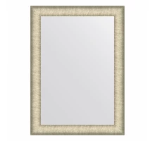 Зеркало настенное  EVOFORM в багетной раме брашированное серебро, 53х73 см, BY 7604