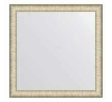 Зеркало настенное  EVOFORM в багетной раме брашированное серебро, 73х73 см, BY 7610