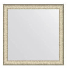 Зеркало настенное  EVOFORM в багетной раме брашированное серебро, 73х73 см, BY 7610