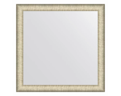 Зеркало настенное  EVOFORM в багетной раме брашированное серебро, 73х73 см, BY 7610