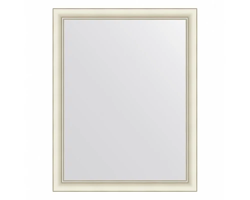 Зеркало настенное  EVOFORM в багетной раме белый с серебром, 74х94 см, BY 7622