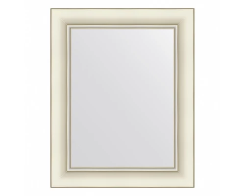 Зеркало настенное  EVOFORM в багетной раме белый с серебром, 41х51 см, BY 7625