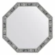 Зеркало настенное Octagon EVOFORM в багетной раме состаренное дерево, 59х59 см, BY 7413
