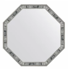 Зеркало настенное Octagon EVOFORM в багетной раме состаренное дерево, 69х69 см, BY 7414
