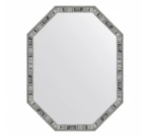 Зеркало настенное Octagon EVOFORM в багетной раме состаренное дерево, 69х89 см, BY 7418