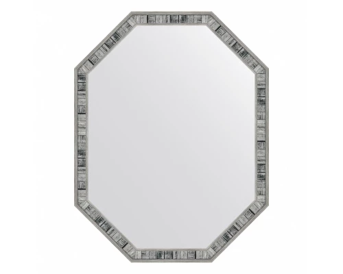 Зеркало настенное Octagon EVOFORM в багетной раме состаренное дерево, 69х89 см, BY 7418