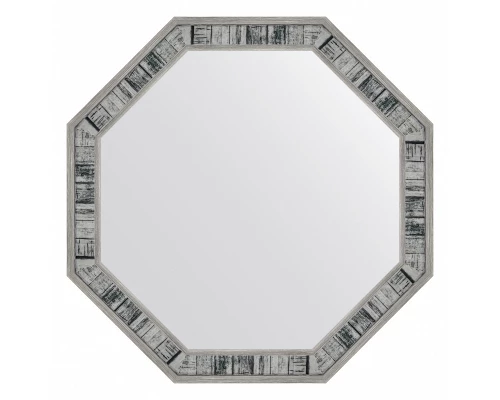 Зеркало настенное Octagon EVOFORM в багетной раме состаренное дерево, 54х54 см, BY 7419