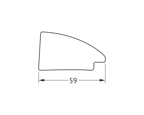 Зеркало настенное Octagon EVOFORM в багетной раме брашированное серебро, 65х65 см, BY 7429