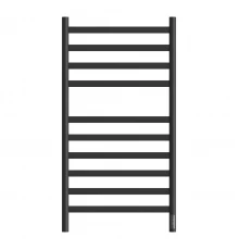 Полотенцесушитель электрический Point Селена PN16850B П10 500x1000, диммер справа, черный