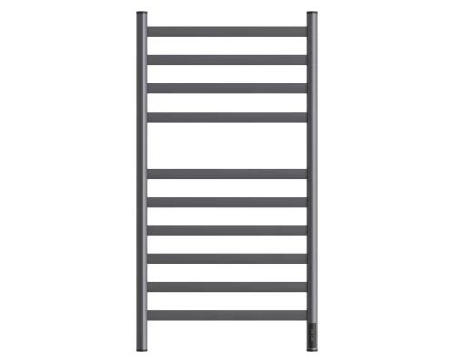 Полотенцесушитель электрический Point Селена PN16850GR П10 500x1000, диммер справа, графит премиум