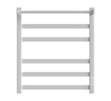 Полотенцесушитель электрический Point Меркурий PN83856PW П5 500x600 с полкой, диммер справа, белый