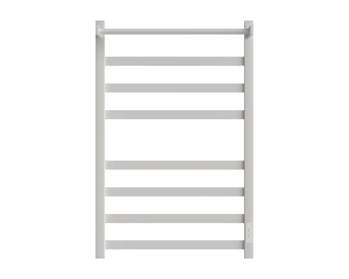 Полотенцесушитель электрический Point Меркурий PN83858PW П7 500x800 с полкой, диммер справа, белый