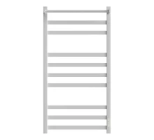 Полотенцесушитель электрический Point Меркурий PN83850PW П9 500x1000 с полкой, диммер справа, белый