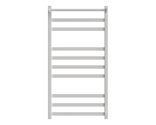 Полотенцесушитель электрический Point Меркурий PN83850PW П9 500x1000 с полкой, диммер справа, белый