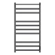 Полотенцесушитель электрический Point Меркурий PN83850PGR П9 500x1000 с полкой, диммер справа, графит премиум