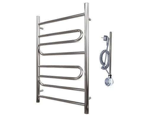 Полотенцесушитель электрический Point Юпитер PN01158E П4 500x800 левый/правый, хром